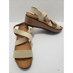 Weeboo Hanna-2 Size US 11M Women's High Heels Platform Wedge Slip-On Sandal